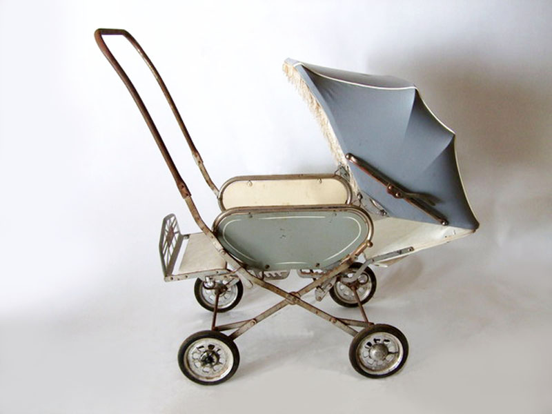 0012 carrito bebe 1958.reclinable 88x37x88 (42eu.) 1u